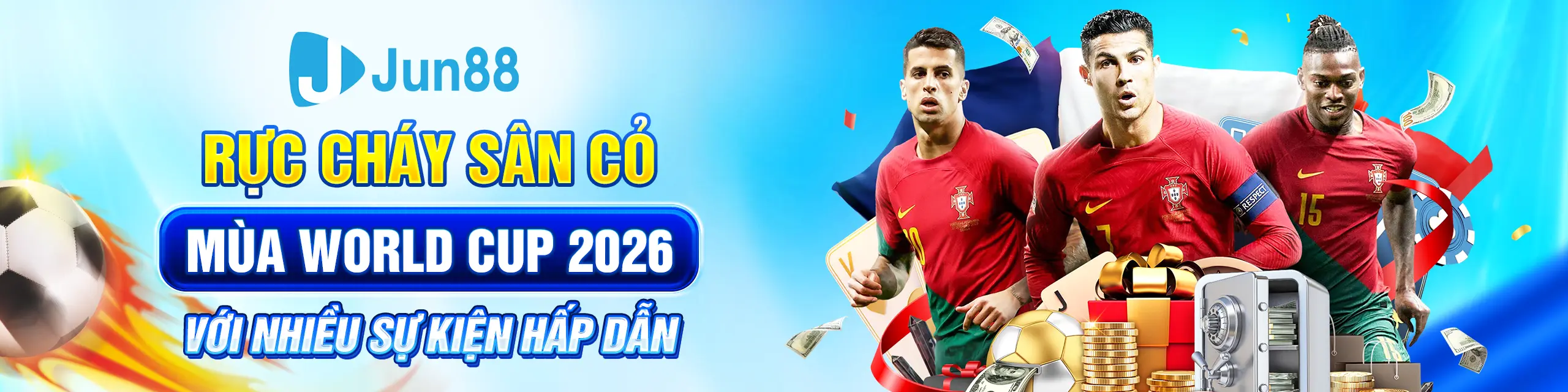 Jun88 rực cháy sân cỏ mùa world cup